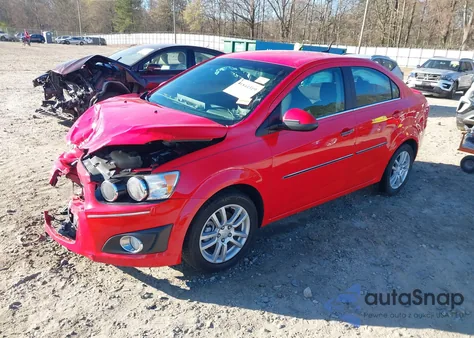 2014 Chevrolet Sonic Lt из США, поврежденный, VIN 1G1JC5SH3E4123408